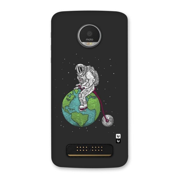 Earth Space Doodle Back Case for Moto Z Play