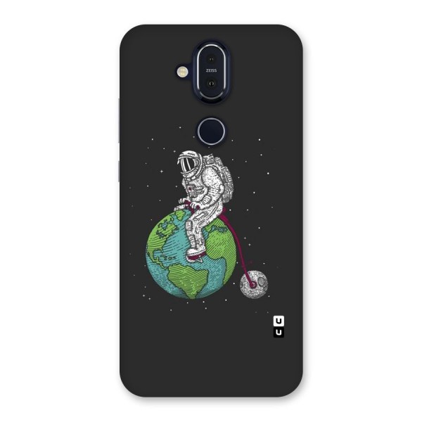 Earth Space Doodle Back Case for Nokia 8.1