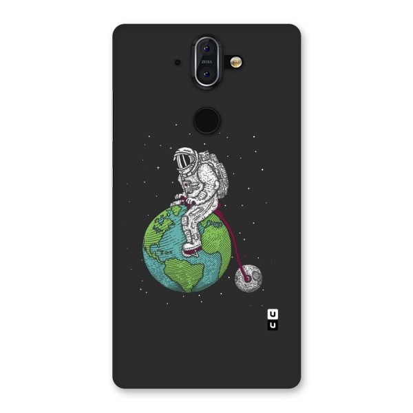 Earth Space Doodle Back Case for Nokia 8 Sirocco