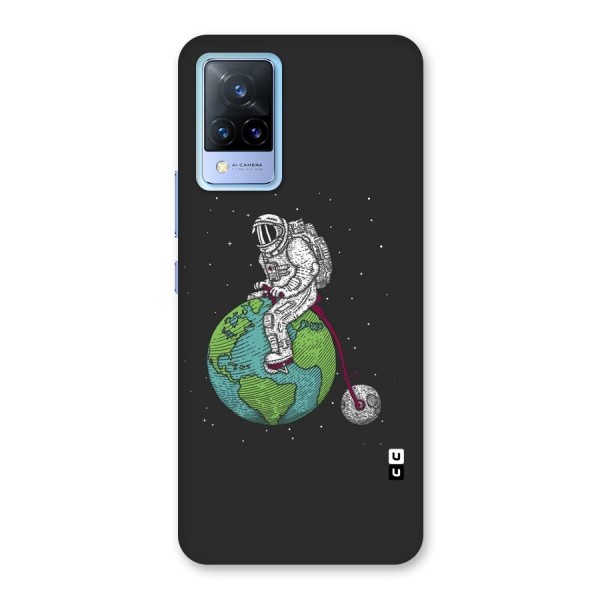 Earth Space Doodle Back Case for Vivo V21 5G