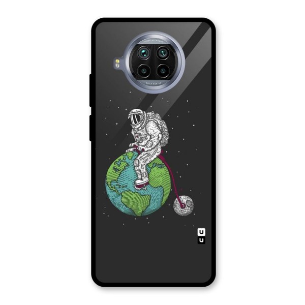 Earth Space Doodle Glass Back Case for Mi 10i