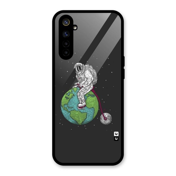 Earth Space Doodle Glass Back Case for Realme 6