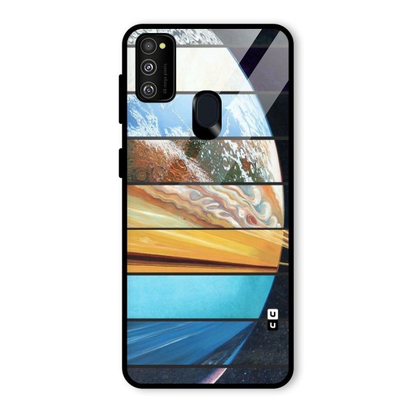 Earthly Design Glass Back Case for Galaxy M21