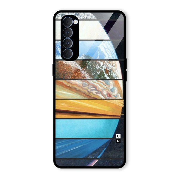 Earthly Design Glass Back Case for Oppo Reno4 Pro