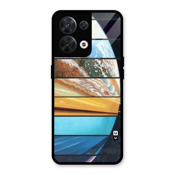 Earthly Design Glass Back Case for Oppo Reno8 5G