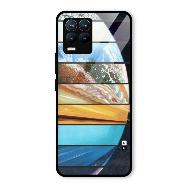 Earthly Design Glass Back Case for Realme 8 Pro