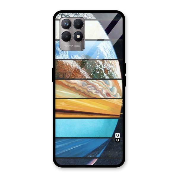 Earthly Design Glass Back Case for Realme 8i