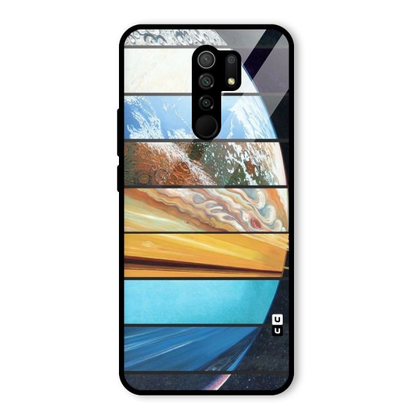 Earthly Design Glass Back Case for Redmi 9 Prime