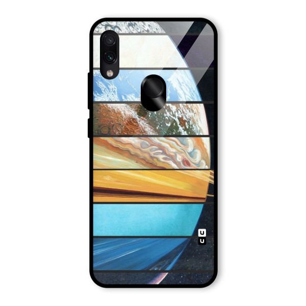 Earthly Design Glass Back Case for Redmi Note 7