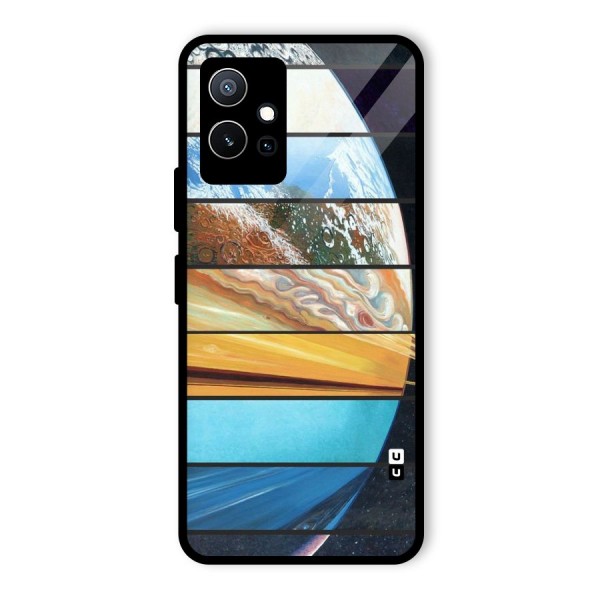 Earthly Design Glass Back Case for Vivo T1 5G