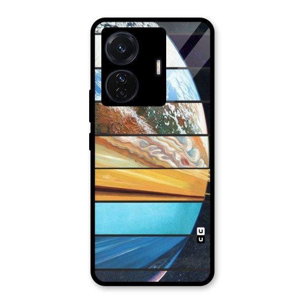 Earthly Design Glass Back Case for Vivo T1 Pro