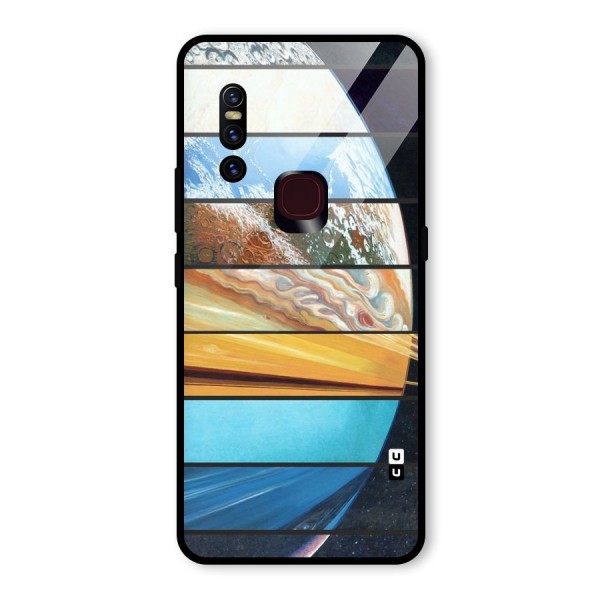 Earthly Design Glass Back Case for Vivo V15