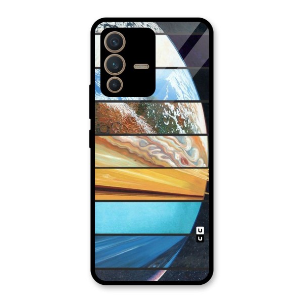 Earthly Design Glass Back Case for Vivo V23 5G