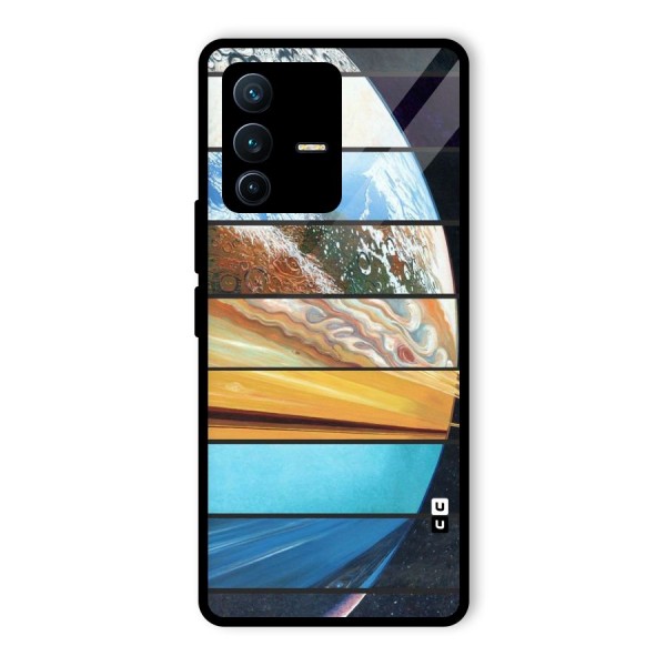 Earthly Design Glass Back Case for Vivo V23 Pro