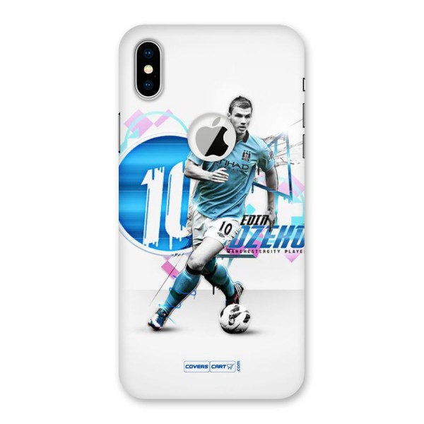 Edin Dzeko Back Case for iPhone XS Logo Cut