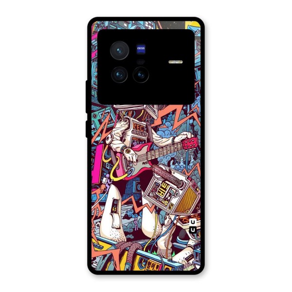 Electric Colors Glass Back Case for Vivo X80