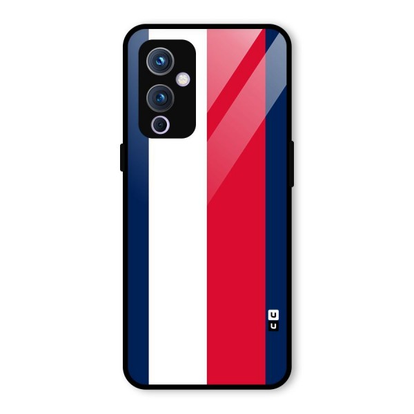 Electric Colors Stripe Glass Back Case for OnePlus 9