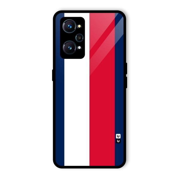 Electric Colors Stripe Glass Back Case for Realme GT 2