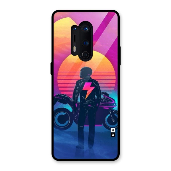 Electric Ride Glass Back Case for OnePlus 8 Pro