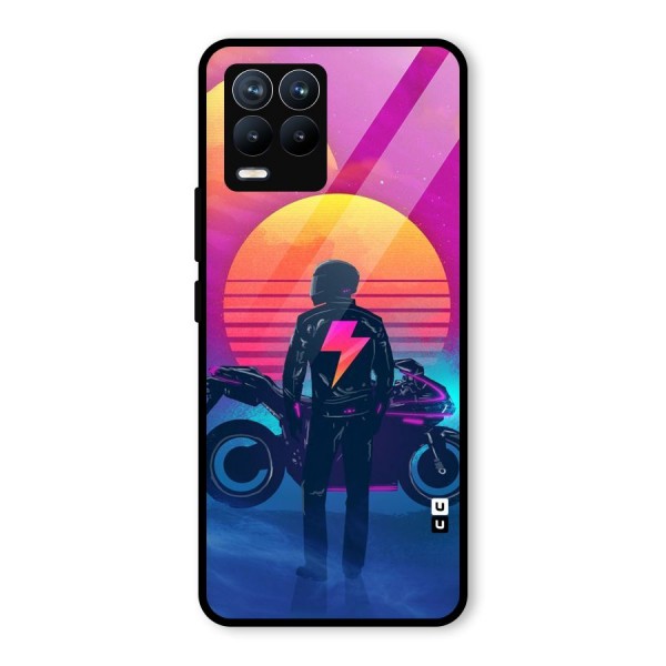 Electric Ride Glass Back Case for Realme 8 Pro