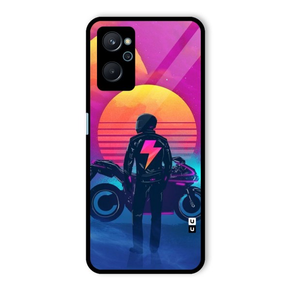 Electric Ride Glass Back Case for Realme 9i