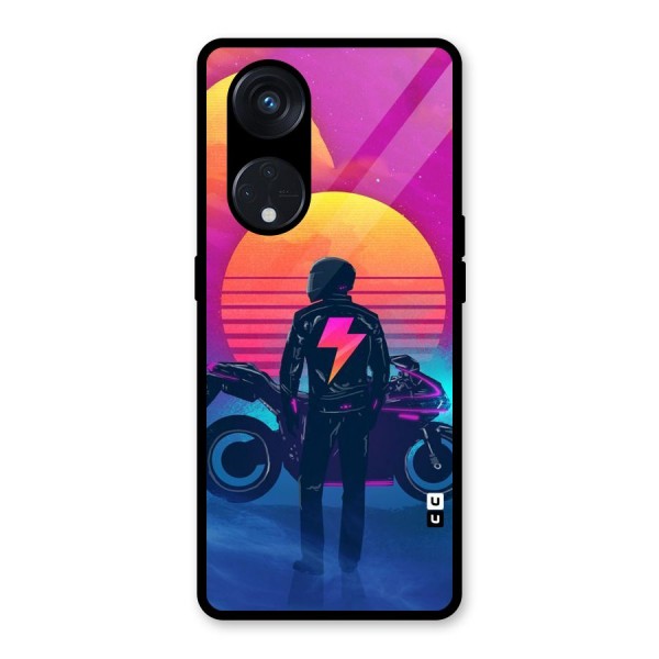 Electric Ride Glass Back Case for Reno8 T 5G