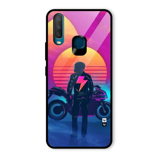 Electric Ride Glass Back Case for Vivo Y12