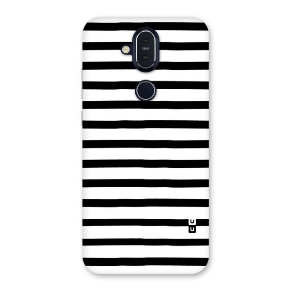 Elegant Basic Stripes Back Case for Nokia 8.1