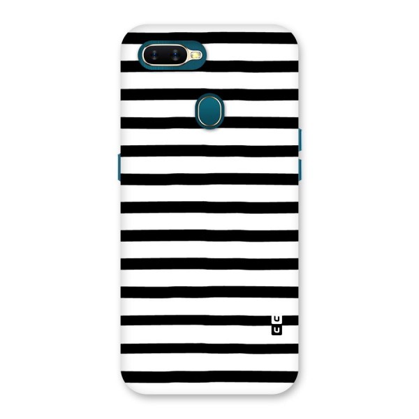 Elegant Basic Stripes Back Case for Oppo A12