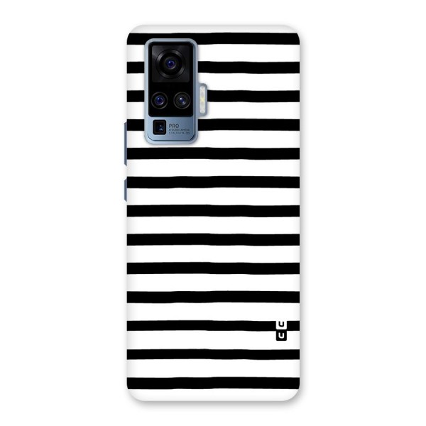 Elegant Basic Stripes Back Case for Vivo X50 Pro