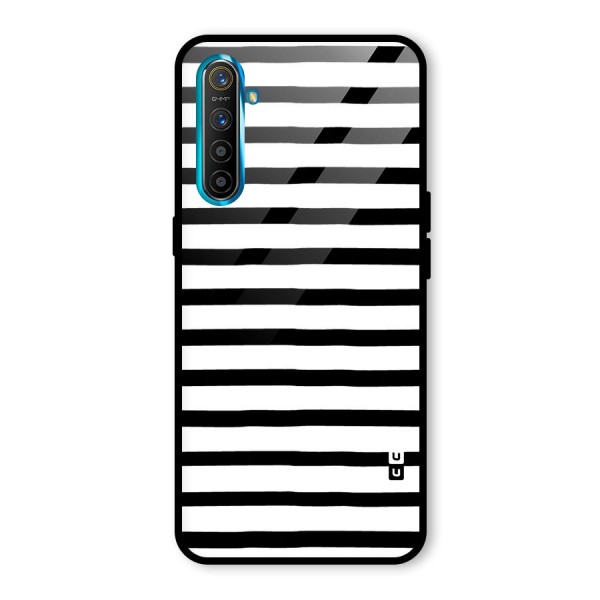 Elegant Basic Stripes Glass Back Case for Realme XT