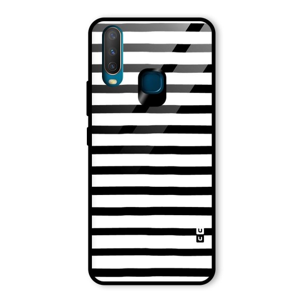 Elegant Basic Stripes Glass Back Case for Vivo Y12