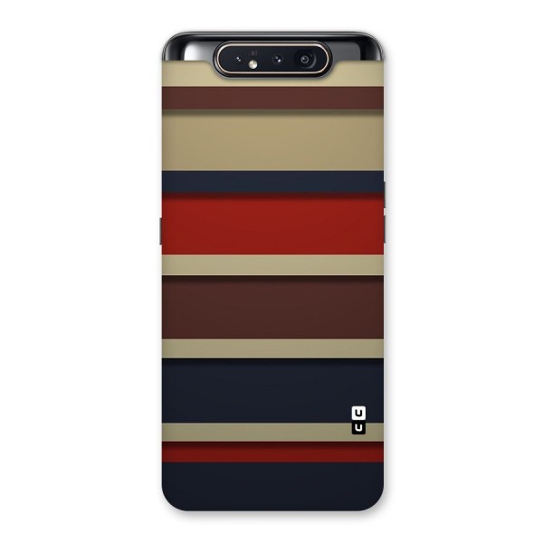 Elegant Stripes Pattern Back Case for Galaxy A80