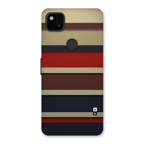 Elegant Stripes Pattern Back Case for Google Pixel 4a