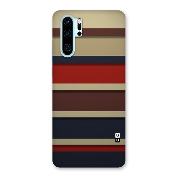 Elegant Stripes Pattern Back Case for Huawei P30 Pro