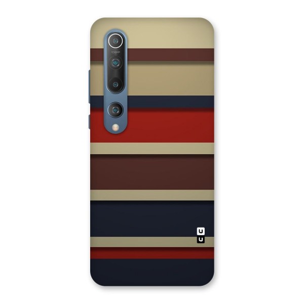 Elegant Stripes Pattern Back Case for Mi 10