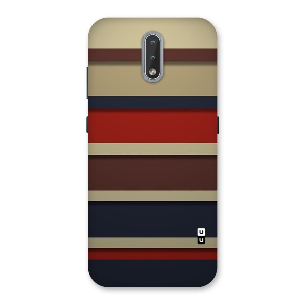 Elegant Stripes Pattern Back Case for Nokia 2.3