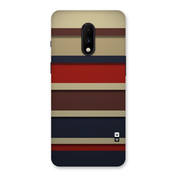 Elegant Stripes Pattern Back Case for OnePlus 7