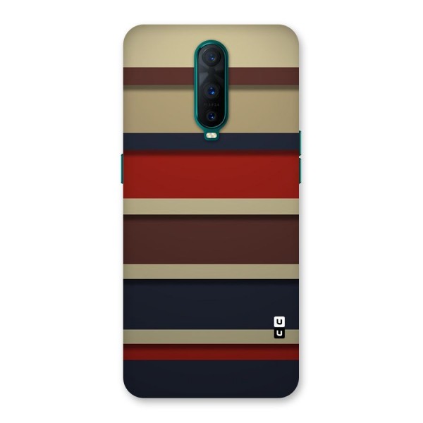 Elegant Stripes Pattern Back Case for Oppo R17 Pro