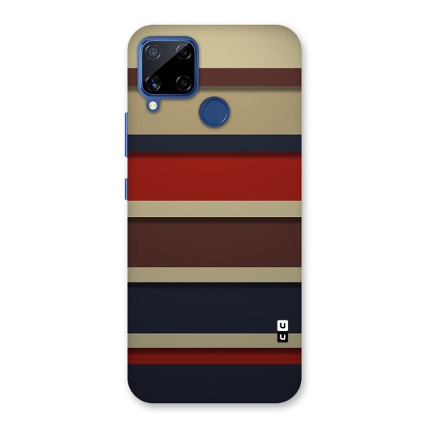 Elegant Stripes Pattern Back Case for Realme C12