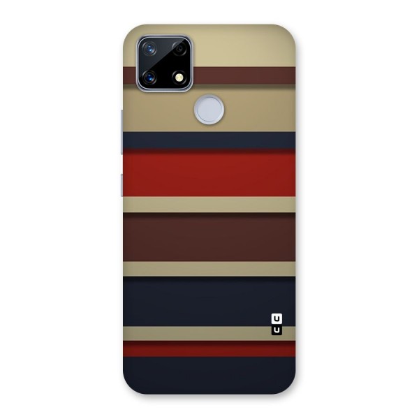 Elegant Stripes Pattern Back Case for Realme Narzo 20