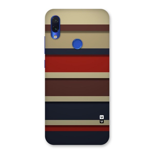 Elegant Stripes Pattern Back Case for Redmi Note 7