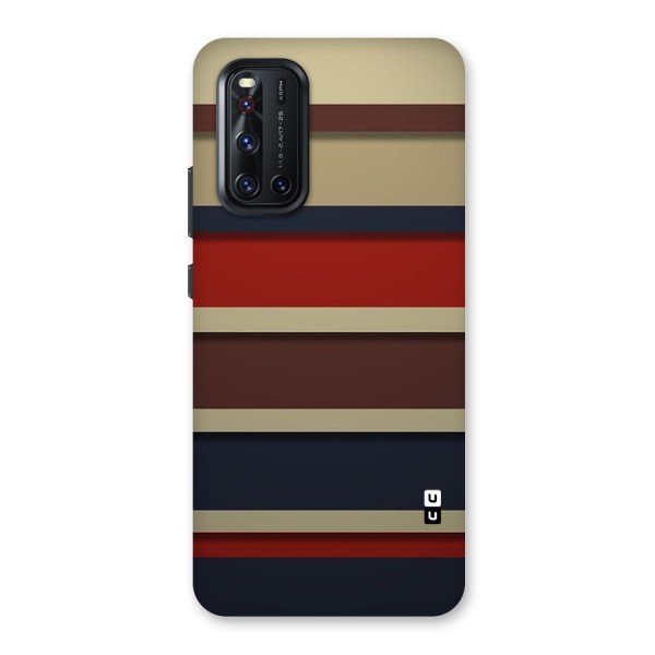 Elegant Stripes Pattern Back Case for Vivo V19