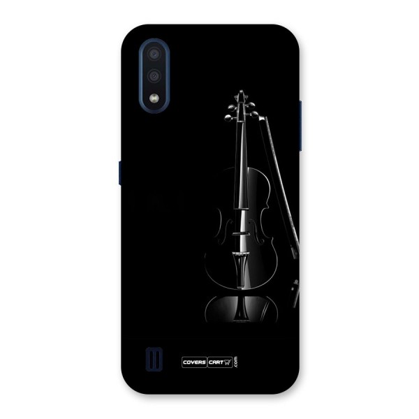 Elegant Violin Back Case for Galaxy M01