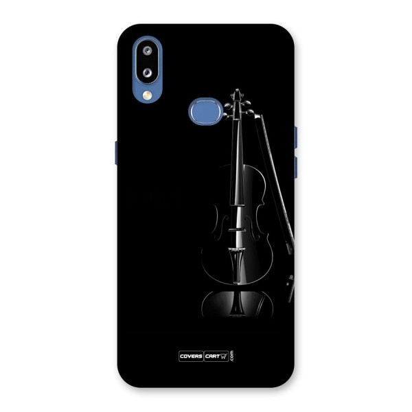 Elegant Violin Back Case for Galaxy M01s