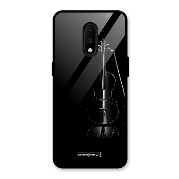 Elegant Violin Glass Back Case for OnePlus 7