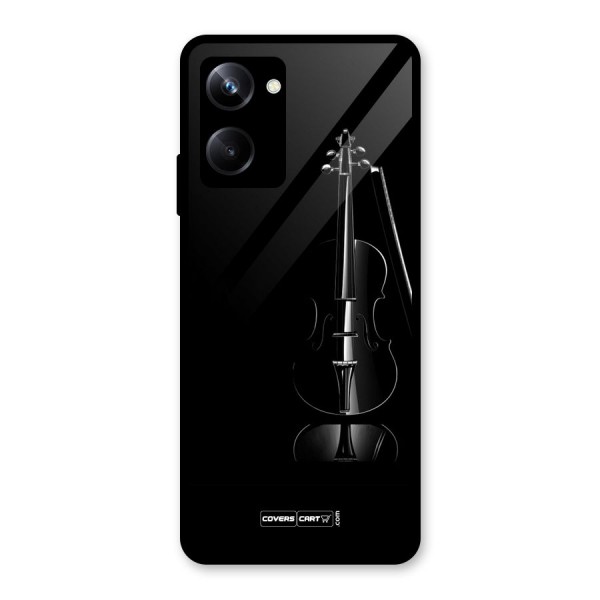 Elegant Violin Glass Back Case for Realme 10 Pro