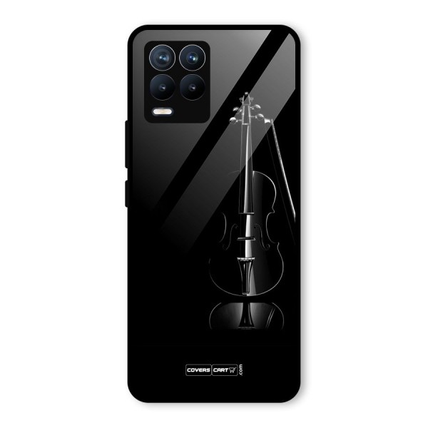 Elegant Violin Glass Back Case for Realme 8 Pro