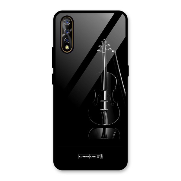 Elegant Violin Glass Back Case for Vivo Z1x