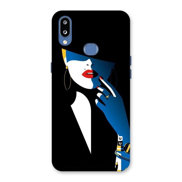 Elegant Woman Back Case for Galaxy M01s